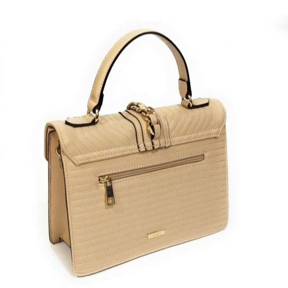 Aldo Jerilini Blush Channel Quilted Top Handle Shoulder Bag Crossbody - Picture 5 of 7